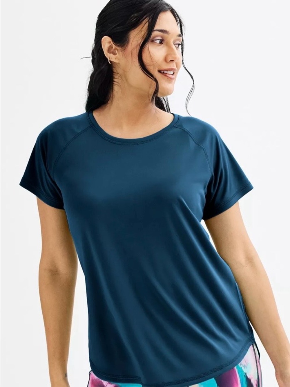 tek gear Women's Short-Sleeve Performance Tee in Deep Teal